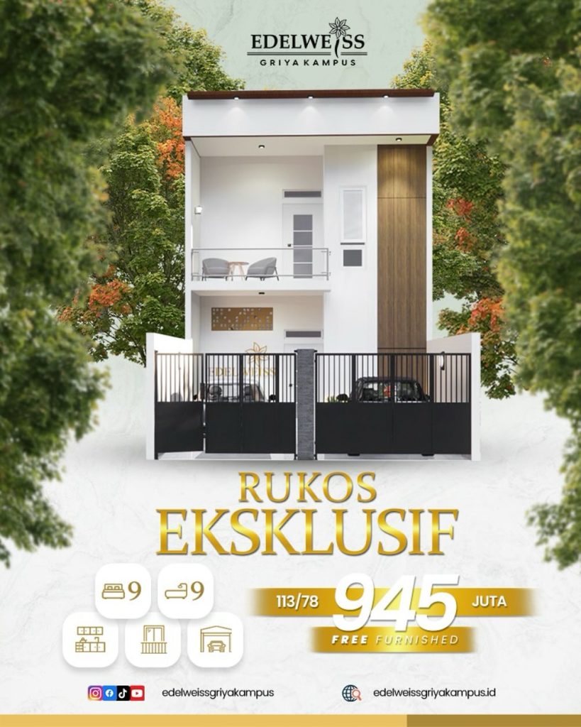 Promo Tipe 113 Edelweiss Griya Kampus