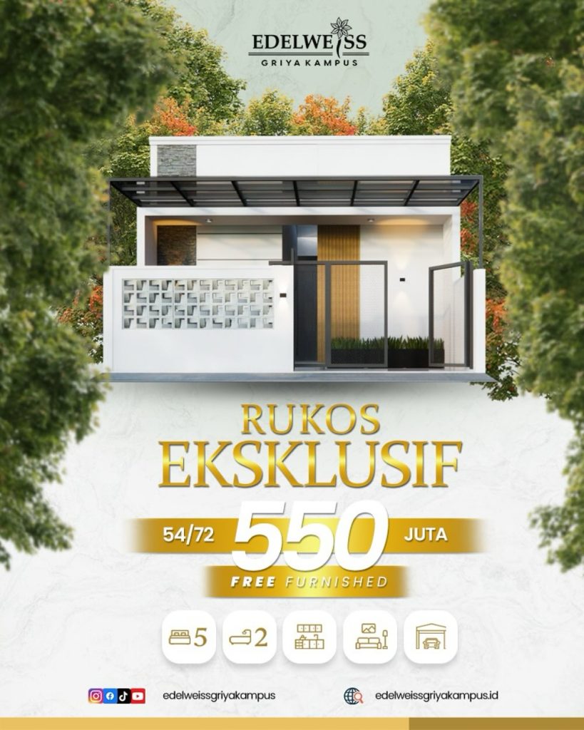 Promo Tipe 54 Edelweiss Griya Kampus