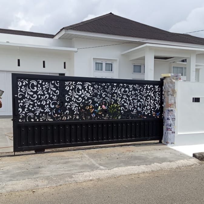 Elegan! Ini 15 Model Pagar Minimalis Modern Terbaru untuk Rumah Idaman inspirasi Model pagar rumah minimalis modern