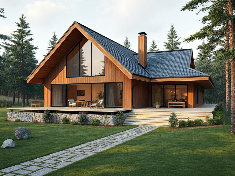 Inspirasi Dekorasi Rumah Kayu Kampung