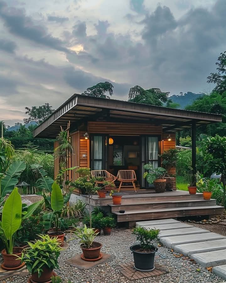 Inspirasi Dekorasi Rumah Kayu Kampung