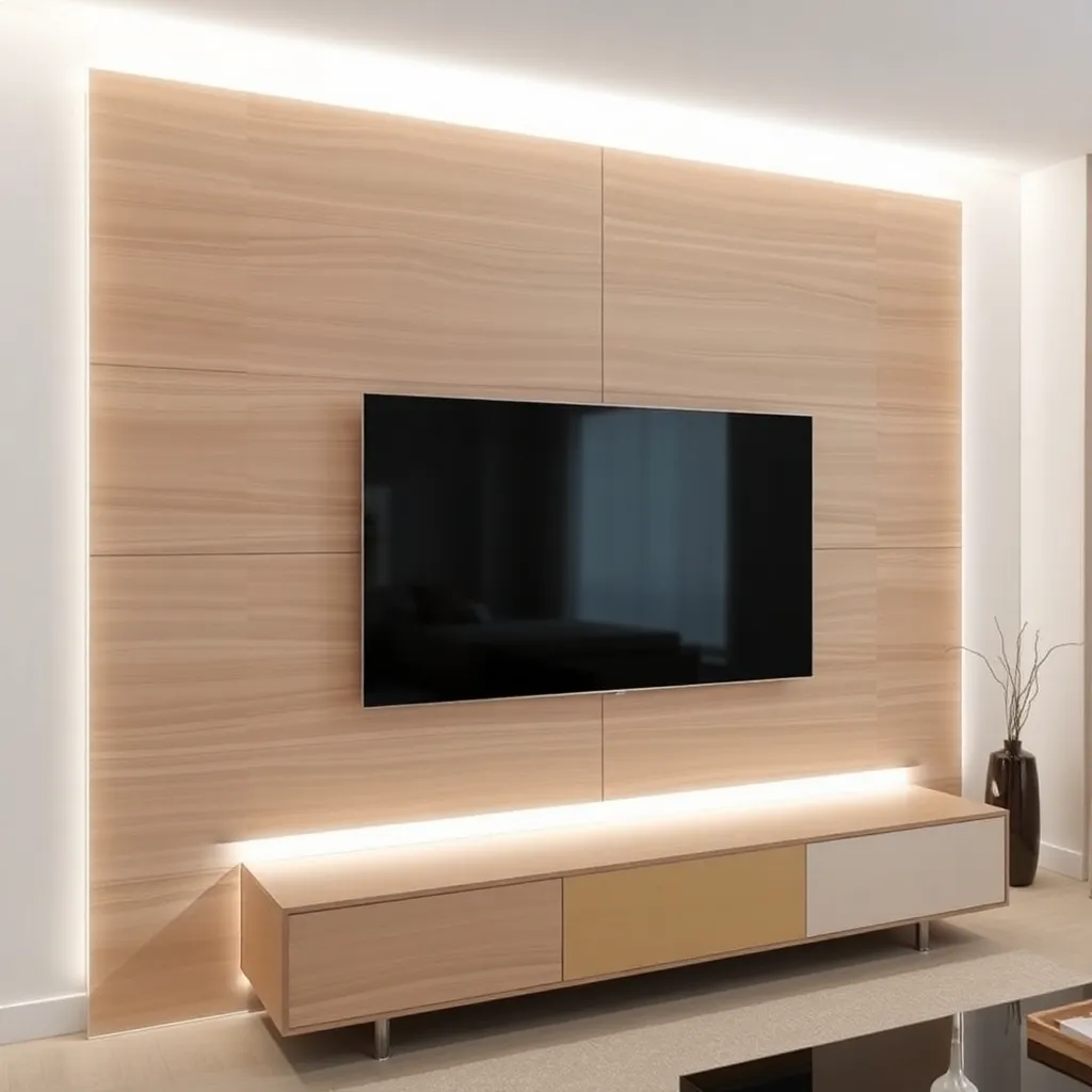 Inspirasi Backdrop TV Minimalis untuk Ruang Keluarga