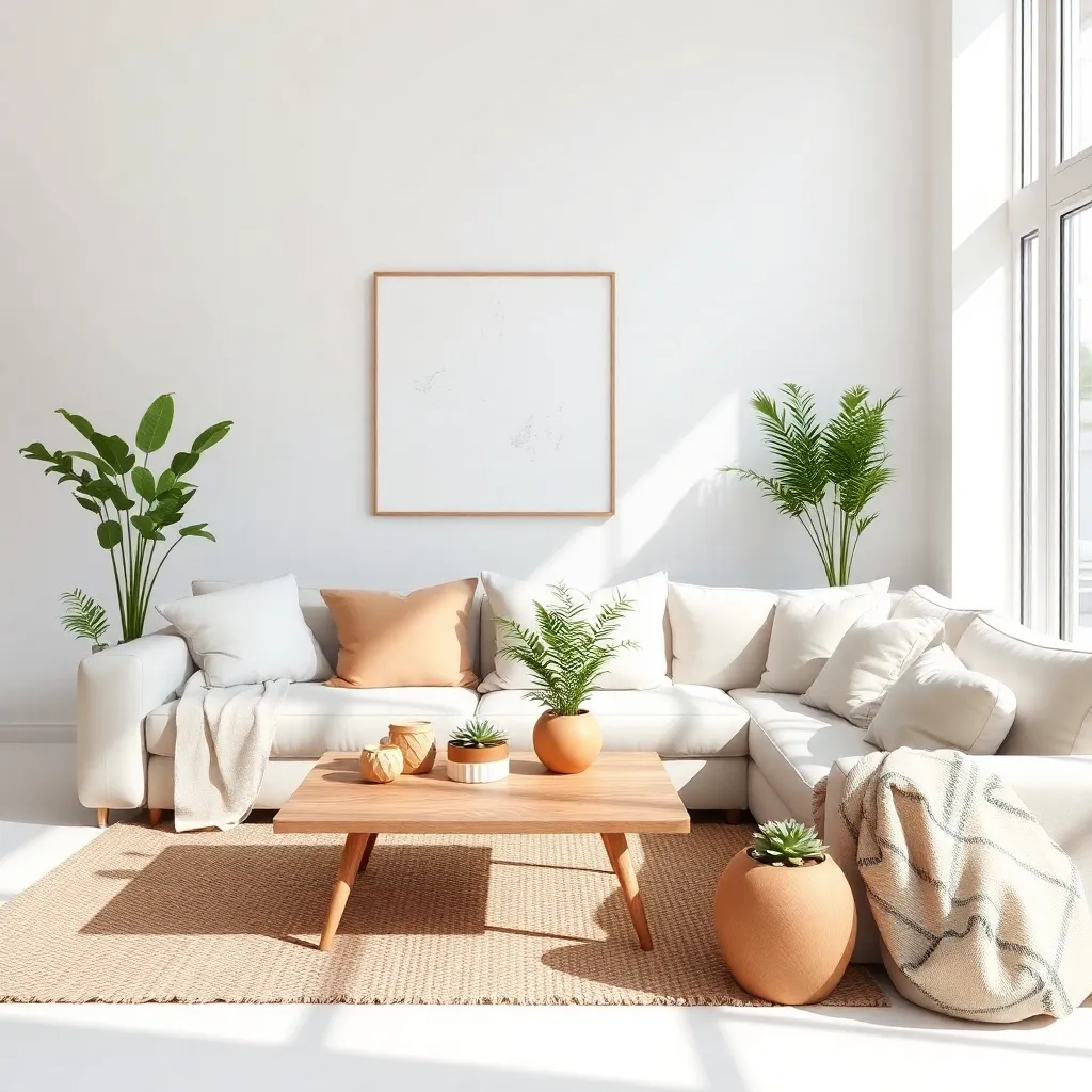 Dekorasi Ruang Tamu Warna Putih