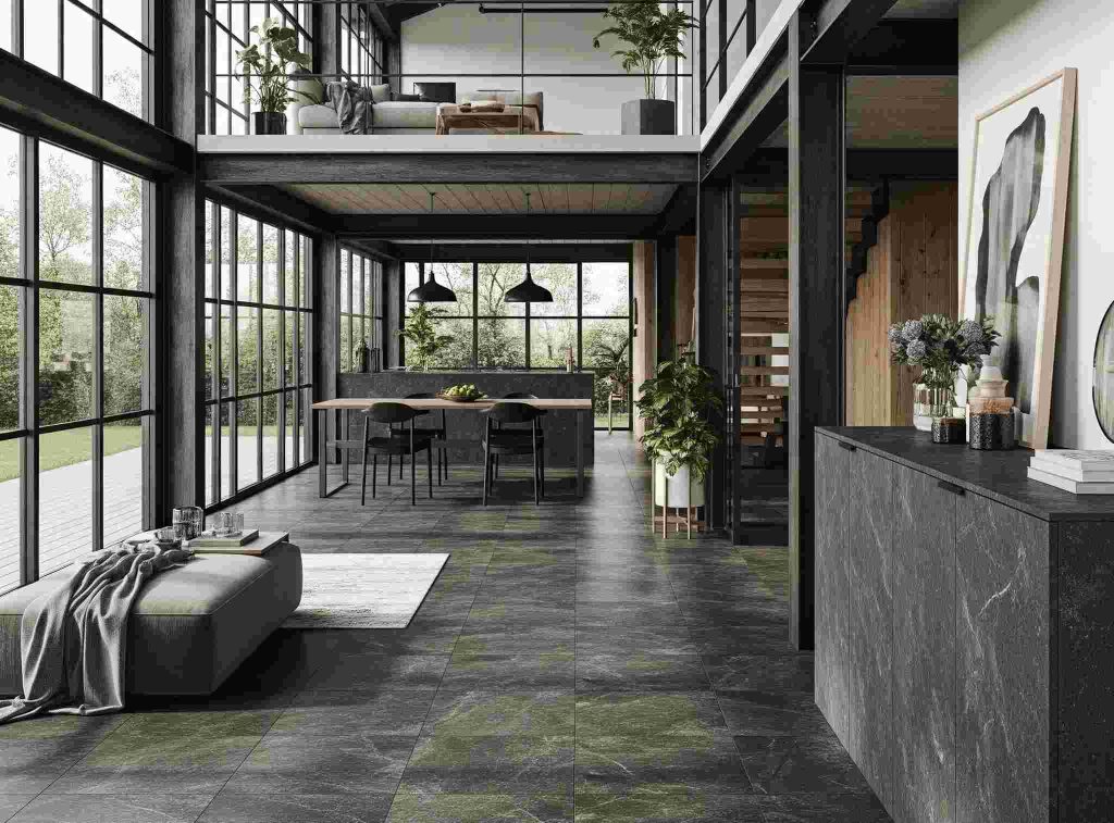 Warna dan Motif Keramik untuk Rumah Bergaya Industrial Minimalis