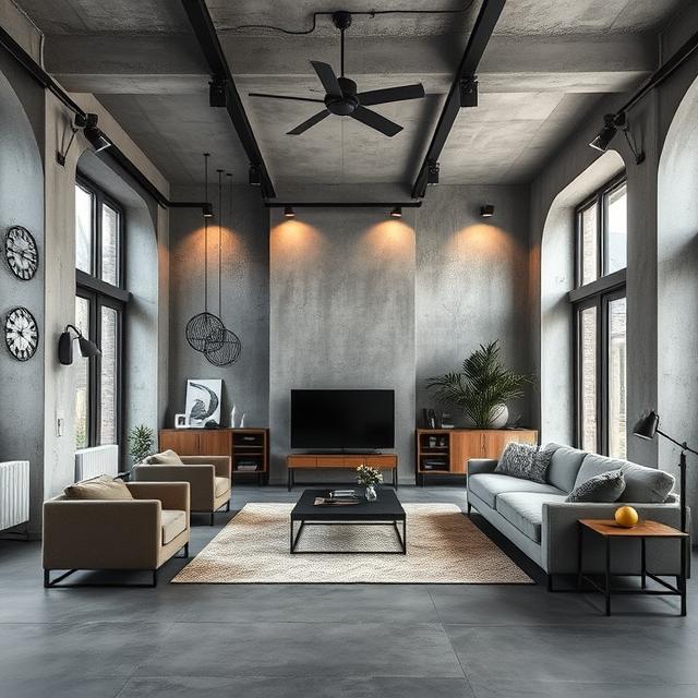 Warna dan Motif Keramik untuk Rumah Bergaya Industrial Minimalis