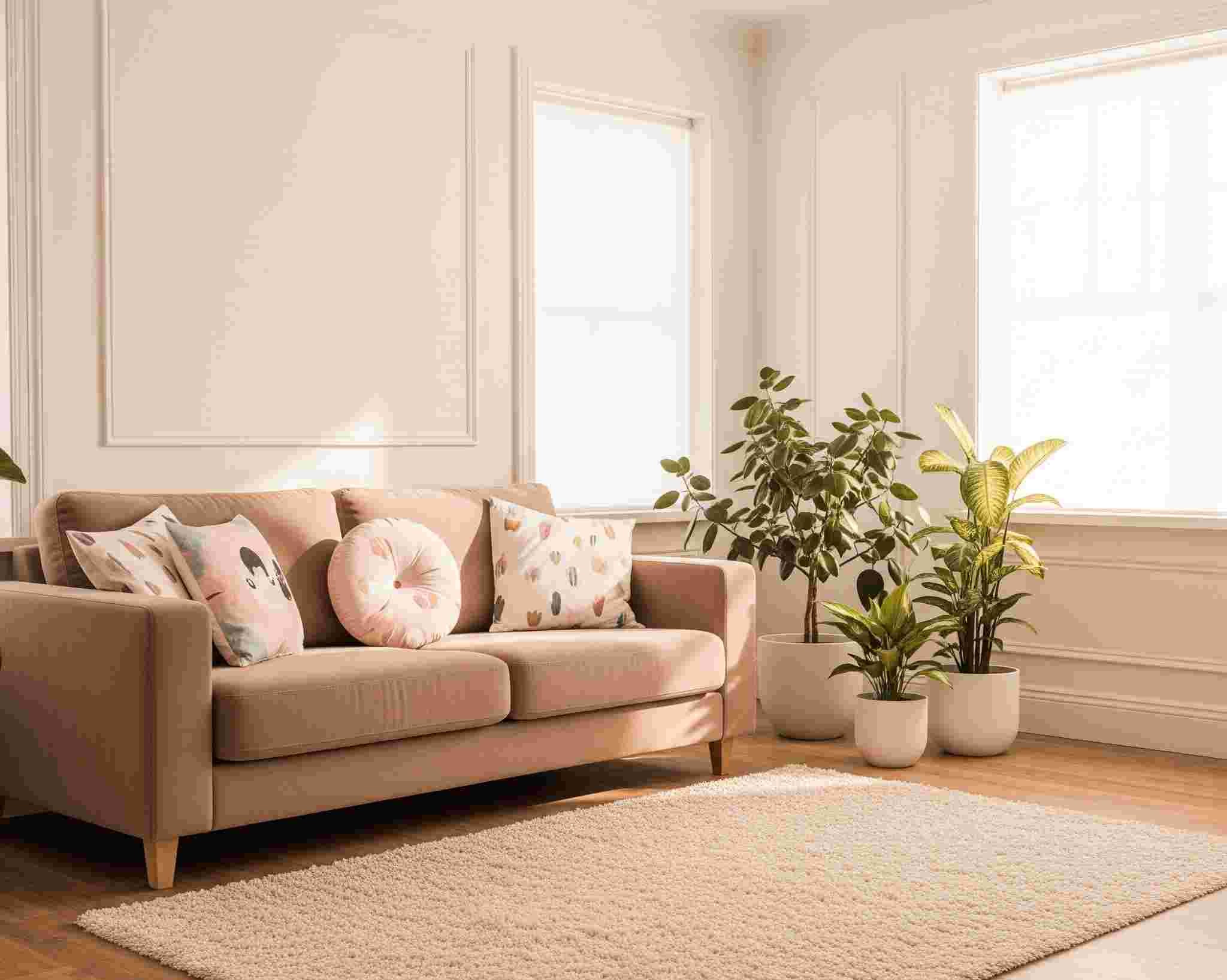 Cat Rumah Warna Cream dan Putih