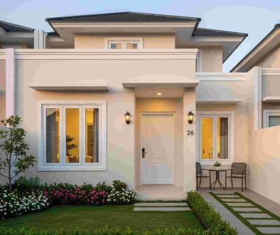 Cat Rumah Warna Cream dan Putih