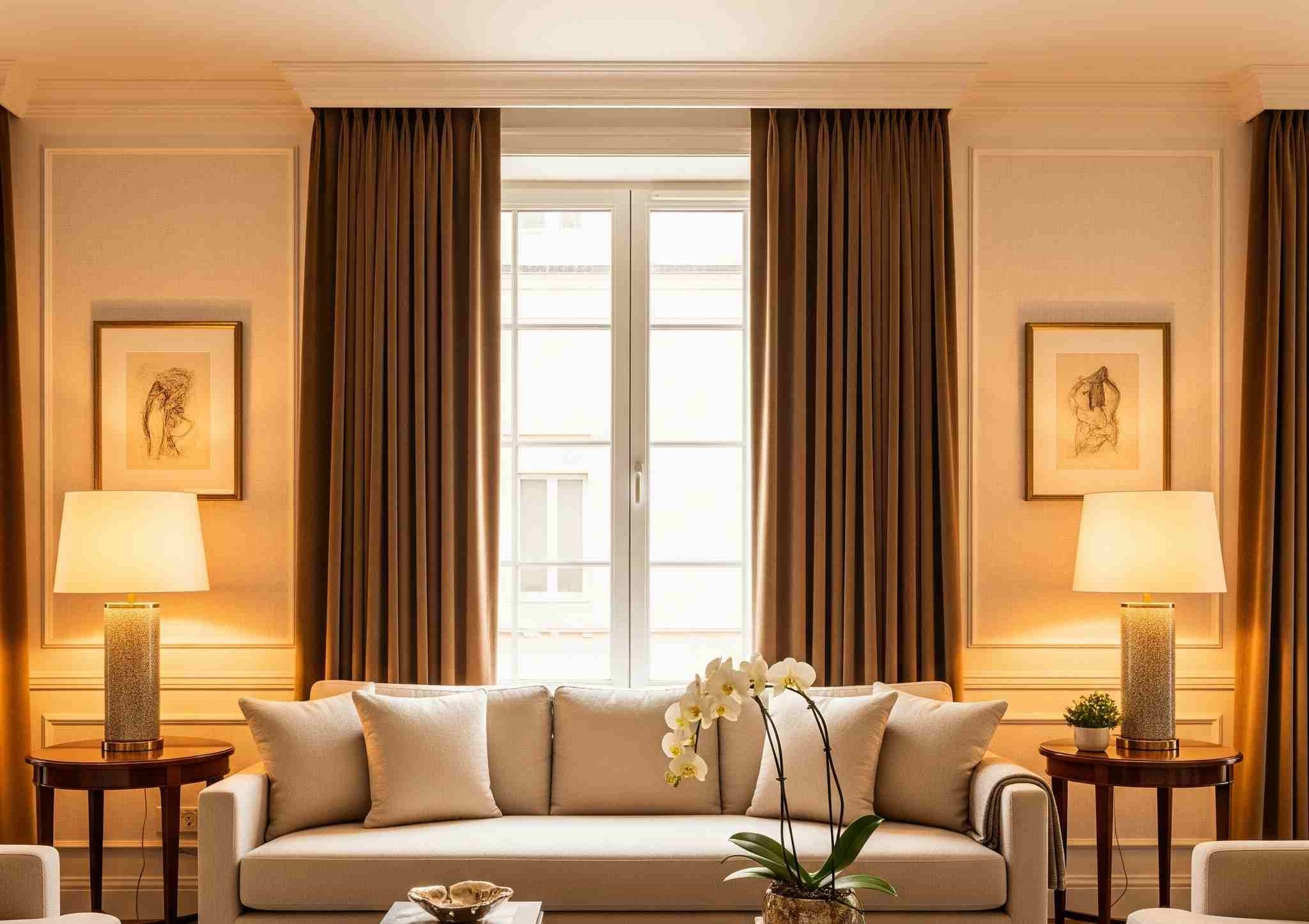 Warna Gorden yang Cocok untuk Cat Rumah Warna Cream