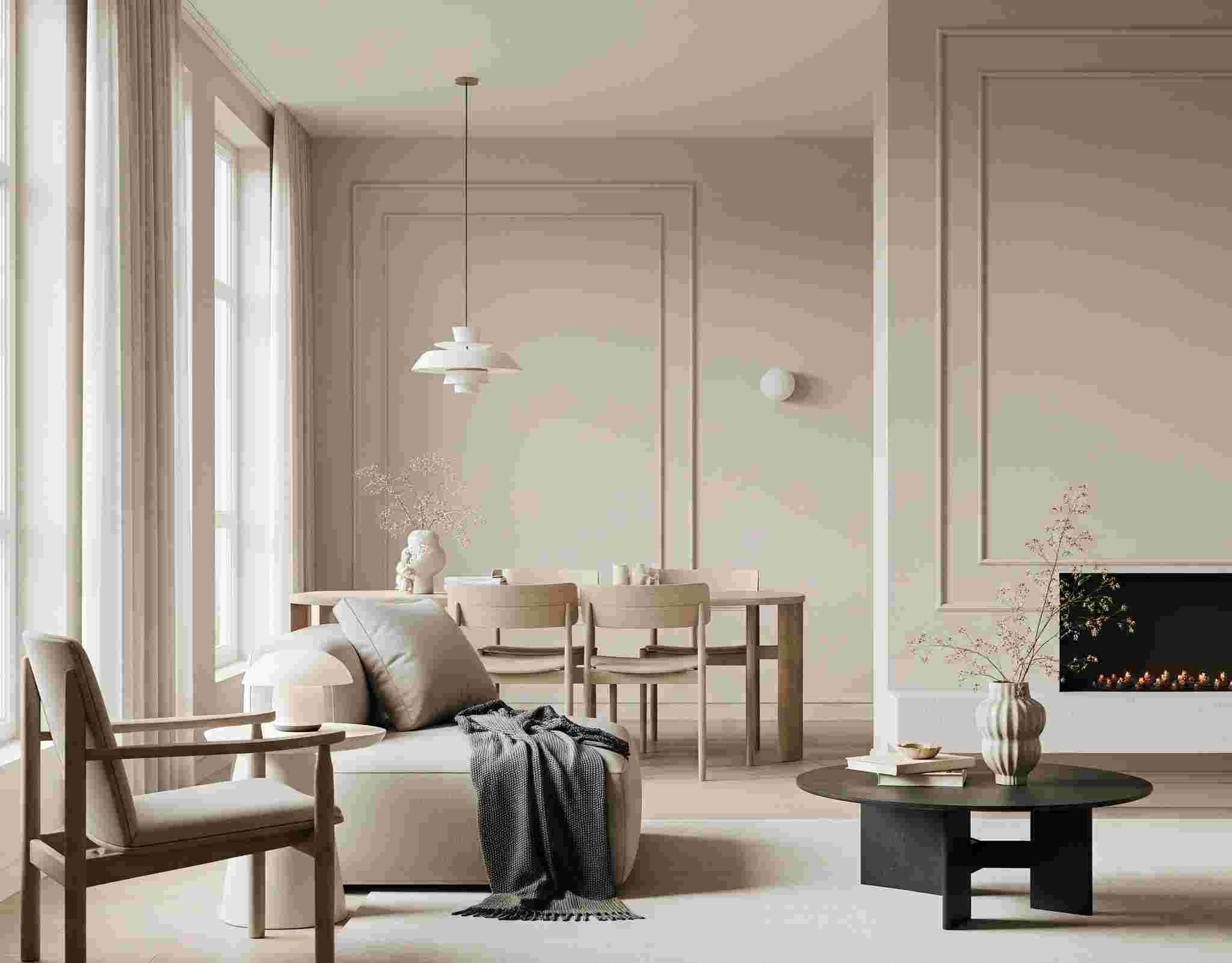 Kombinasi Cat Rumah Warna Cream Susu