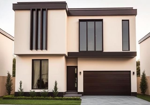 Kombinasi Cat Rumah Warna Cream Tua