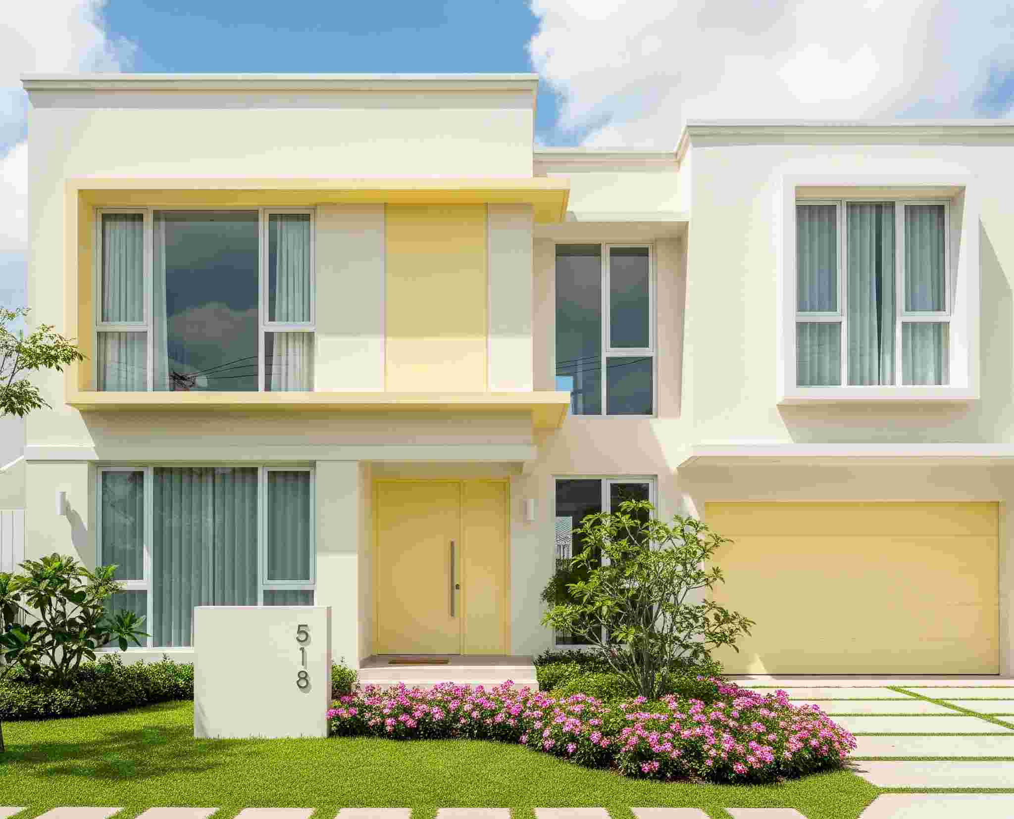 Kombinasi Cat Rumah Warna Cream Kuning