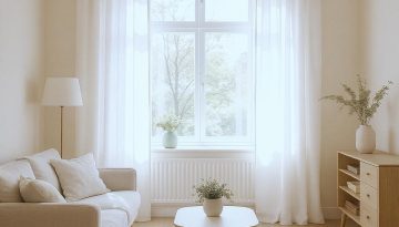 Warna Gorden yang Cocok untuk Cat Rumah Warna Cream