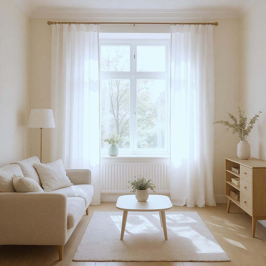 Warna Gorden yang Cocok untuk Cat Rumah Warna Cream